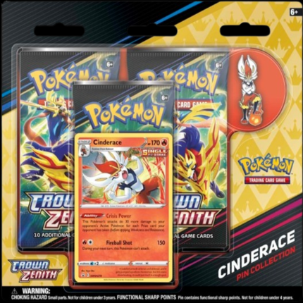 Crown Zenith Pin Collection (Cinderace)