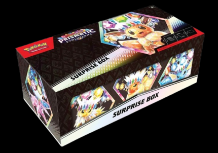 Pokemon Prismatic Evolutions English Surprise Collection Box