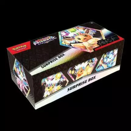 Pokemon Prismatic Evolutions English Surprise Collection Box