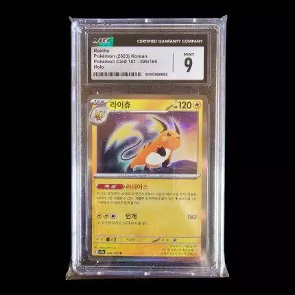 Raichu Korean 026/165 CGC 9