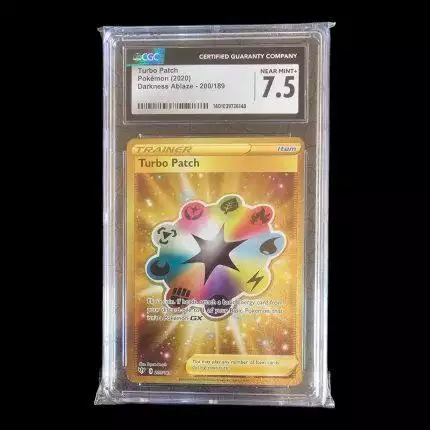 Turbo Patch Darkness Ablaze 200/189 CGC 7.5