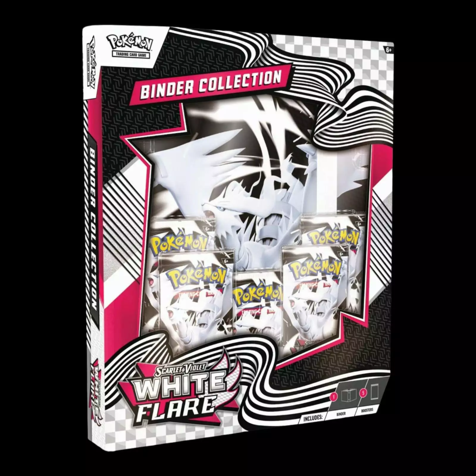 Pokemon Scarlet & Violet: White Flare Binder Collection Box (5 Pack) (ENG) - Image 1